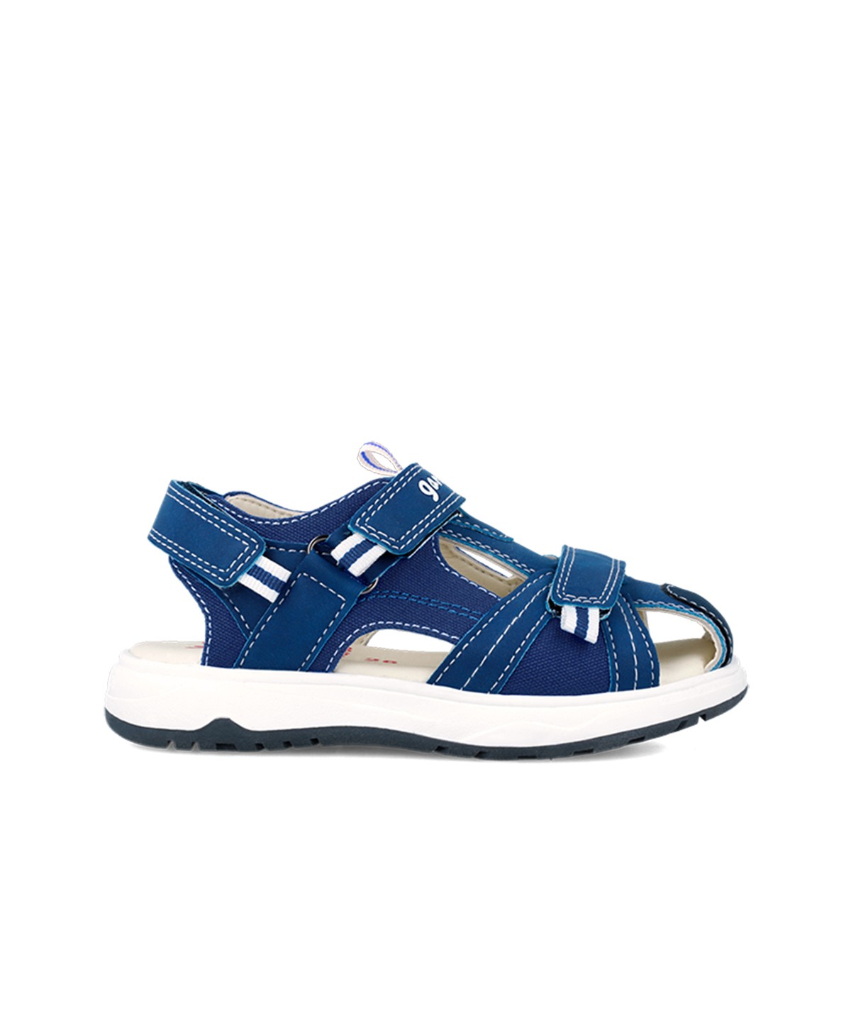 Sandale bleu électrique