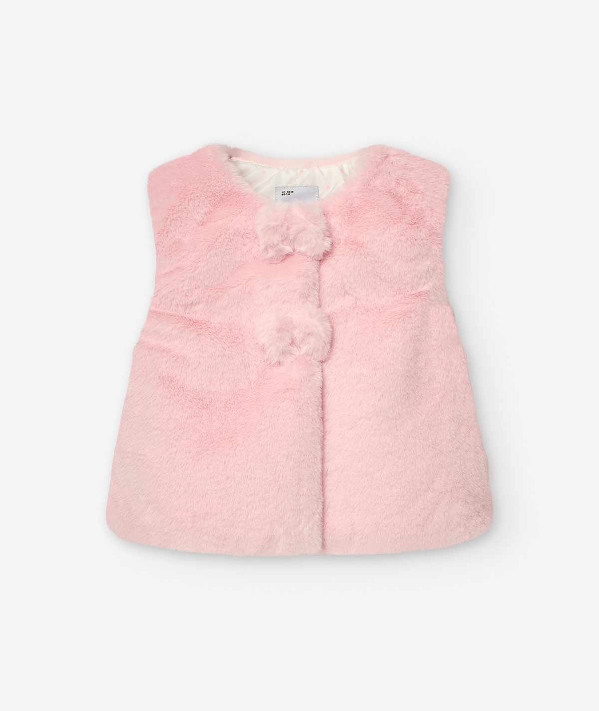 Parka fourrure en rose