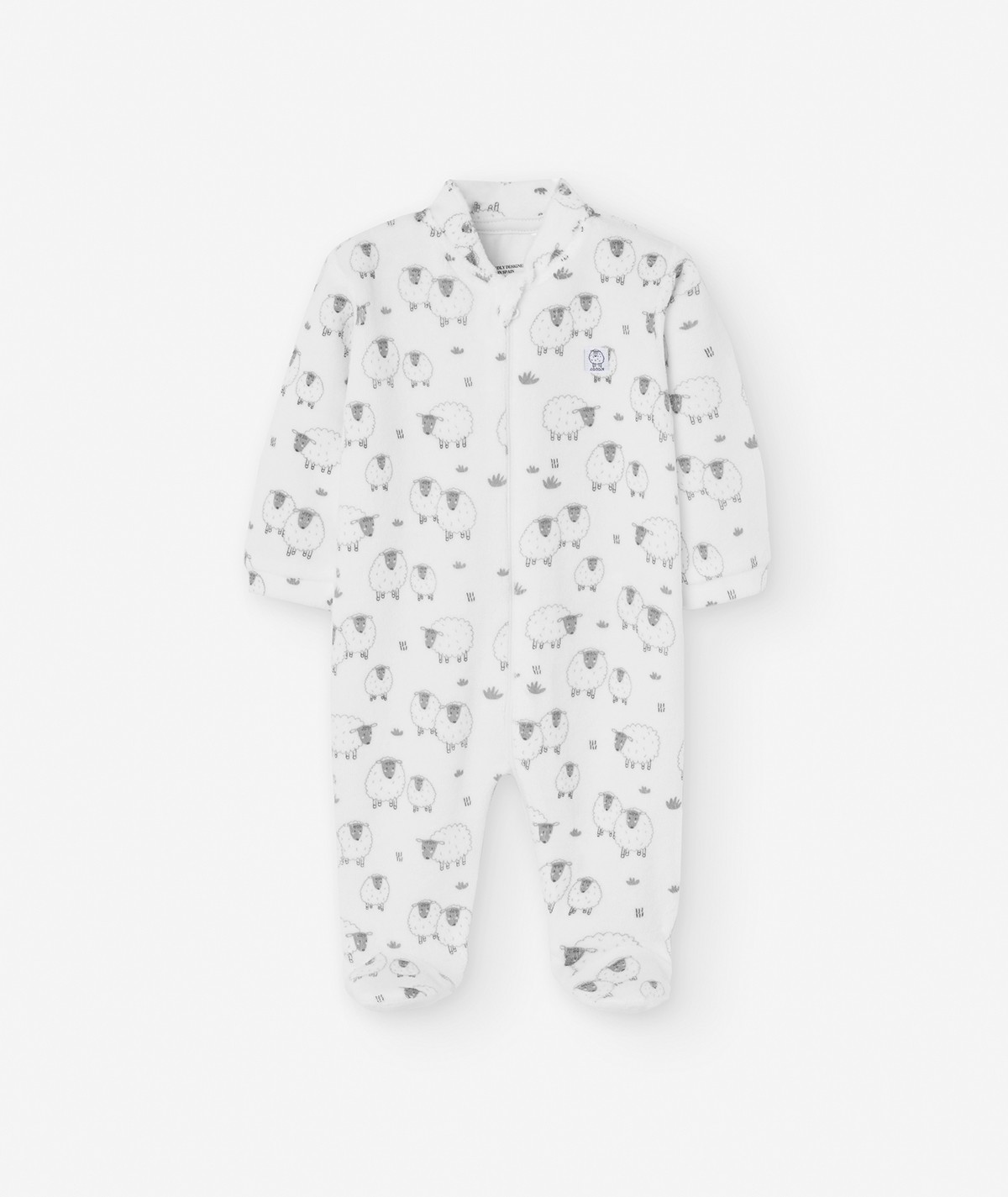 Pyjama en velours blanc