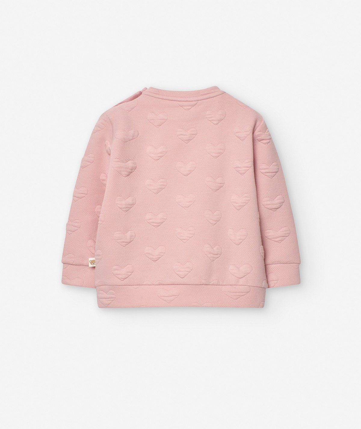 Sweatshirt rose avec motif