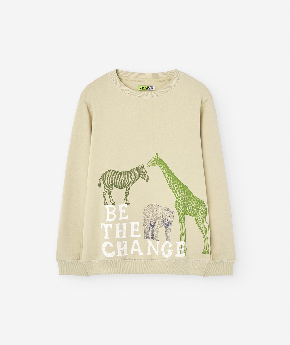 Sweatshirt beige clair